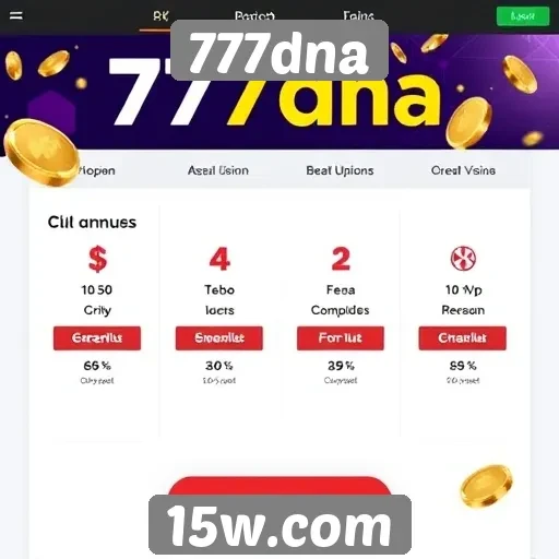 Promoções e bônus oferecidos no 777dna